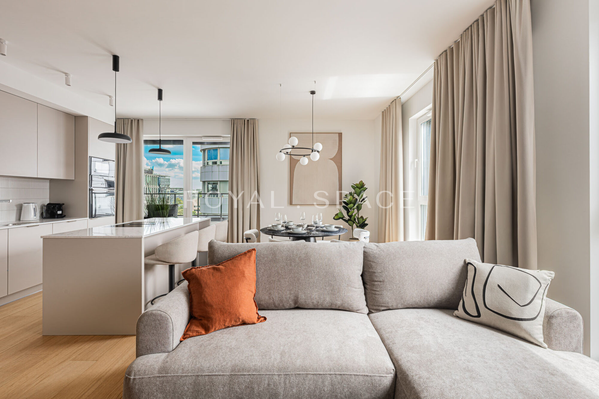 Przestronny apartament z Tarasem | Domaniewska