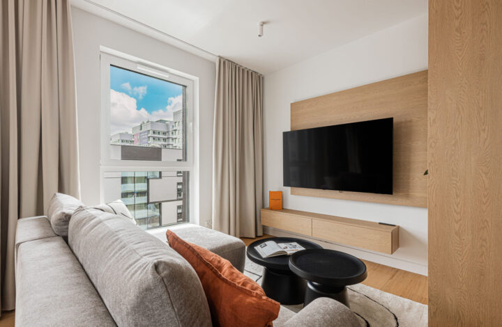 Przestronny apartament z Tarasem | Domaniewska