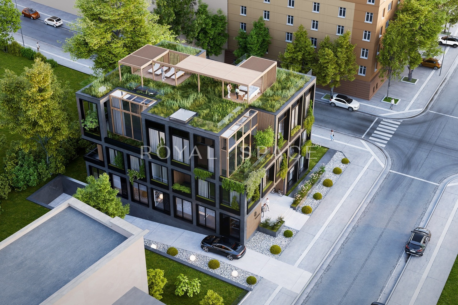 Penthouse przy Błoniach z tarasem na dachu