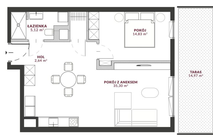 Industrialny Loft z balkonem | Elektrownia