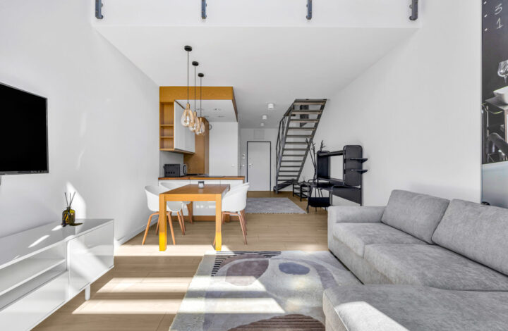 Wyjątkowy loft z antresolą | Qbik |  Mokotów