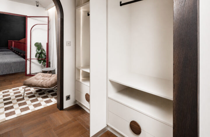 NOHO Młyny Mogilska | Apartament z loftowym stylu