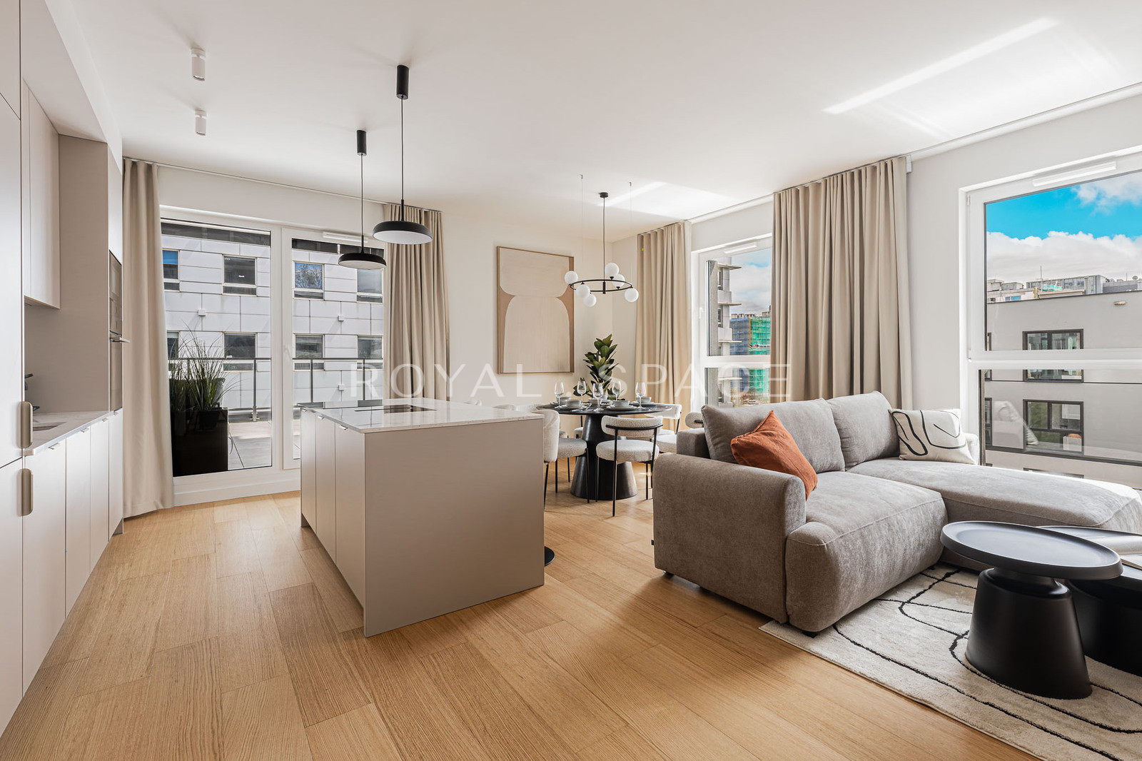 Przestronny apartament z Tarasem | Domaniewska