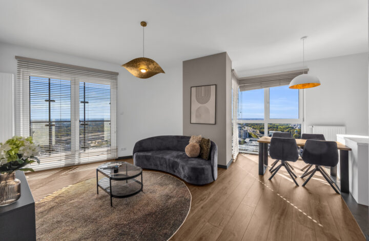 Przestronny apartament na Woli | 24 piętro