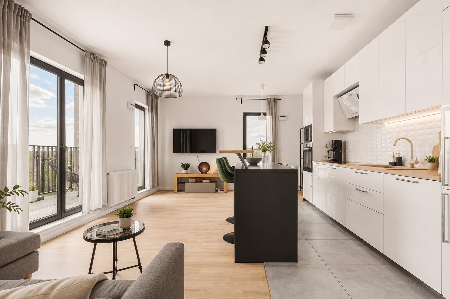 Sunny Apartment with Terrace | Wilanów