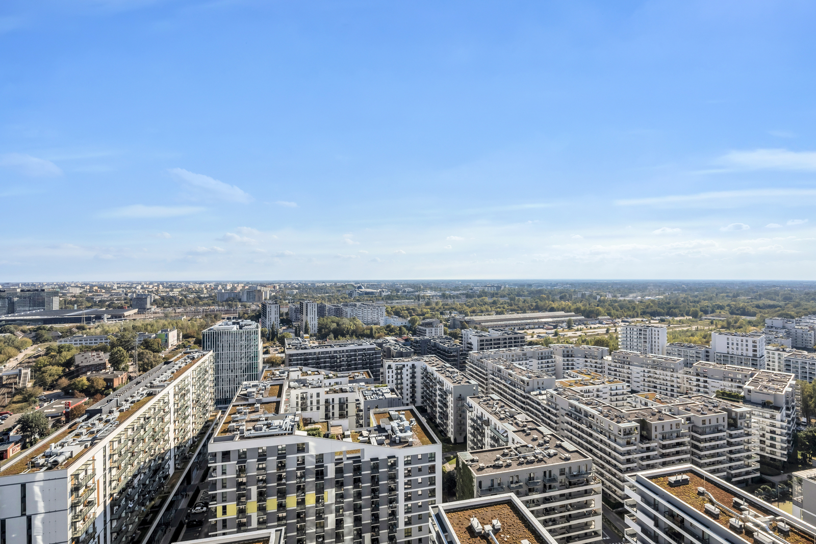 Apartament z Panoramą Miasta | 24 Piętro | Wola