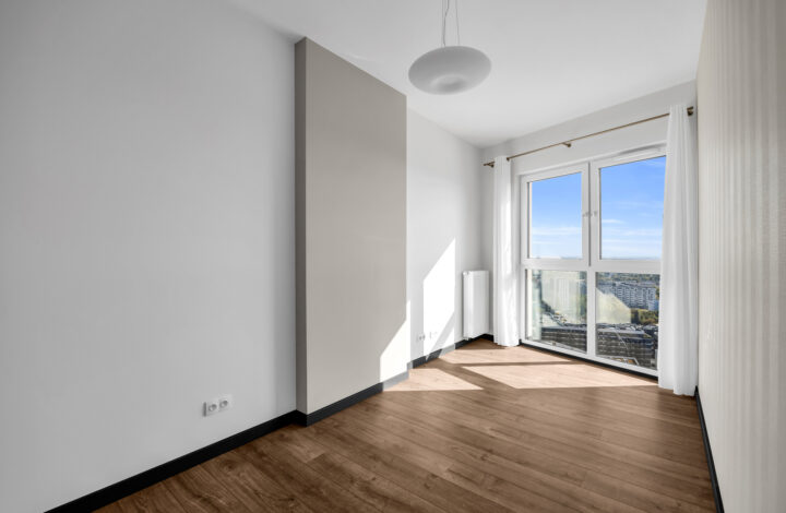 Apartament z Panoramą Miasta | 24 Piętro | Wola