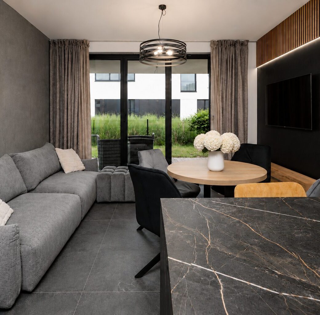 Apartament z ogródkiem na kameralnym osiedlu