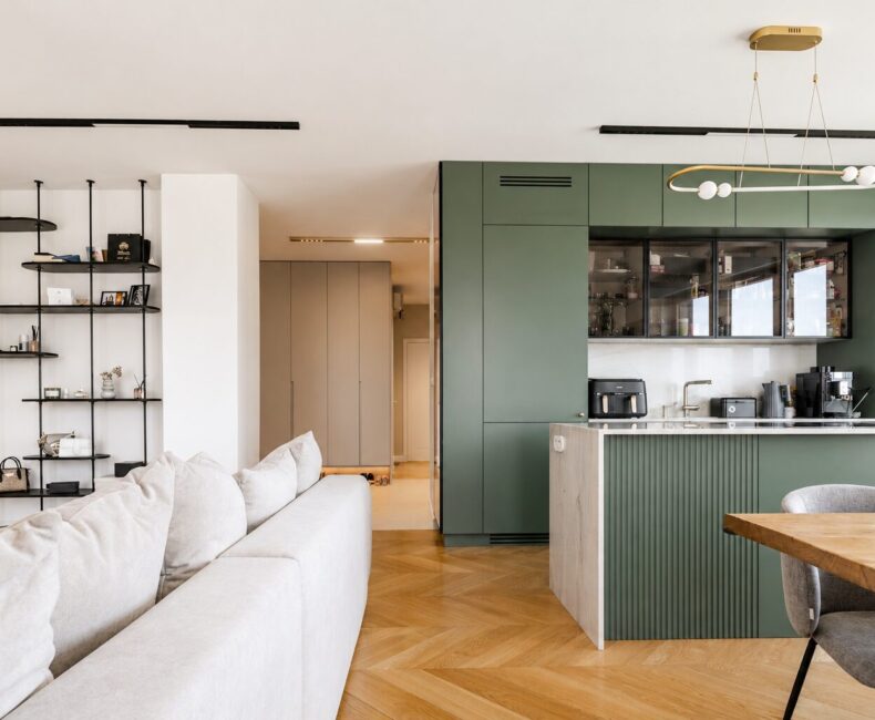 Penthouse z widokiem na Kraków na Starym Podgórzu | 94,96 m²