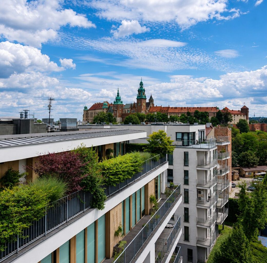 Penthouse z widokiem na Wawel | Angel Plaza
