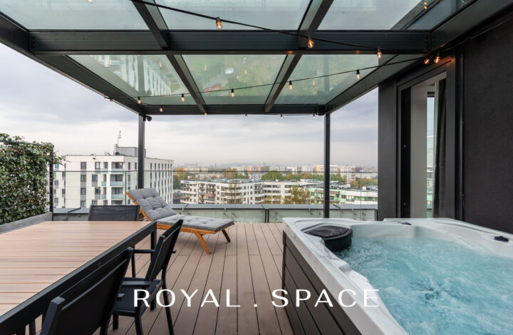 Luksusowy penthouse z jacuzzi i sauną na tarasie!