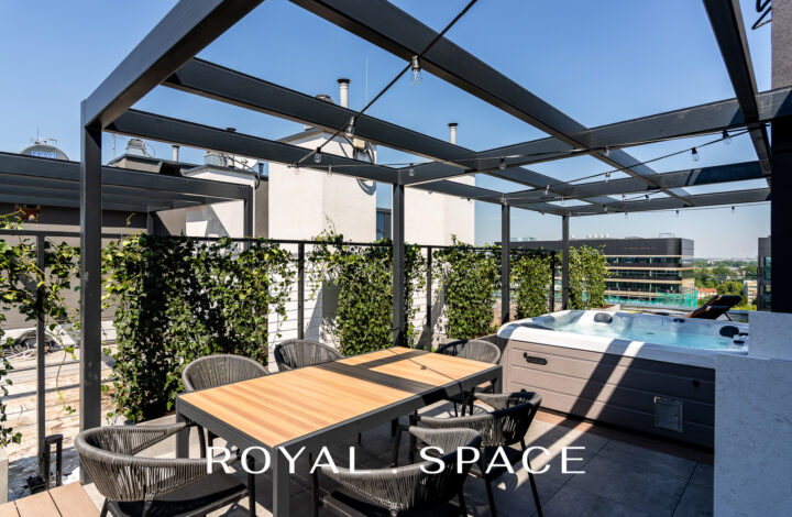 Luksusowy penthouse z jacuzzi i sauną na tarasie!