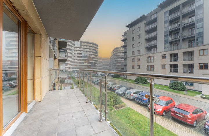 Studio with a large balcony | Wiślane Tarasy