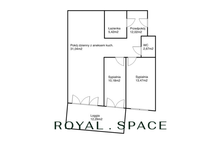Apartament z balkonem na Wiślanych Tarasach 2.0