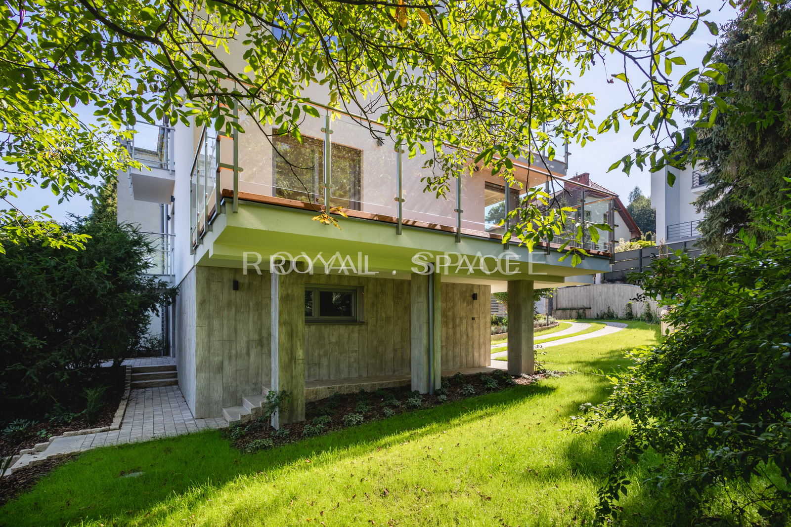 New House with Beautiful Views in Wola Justowska