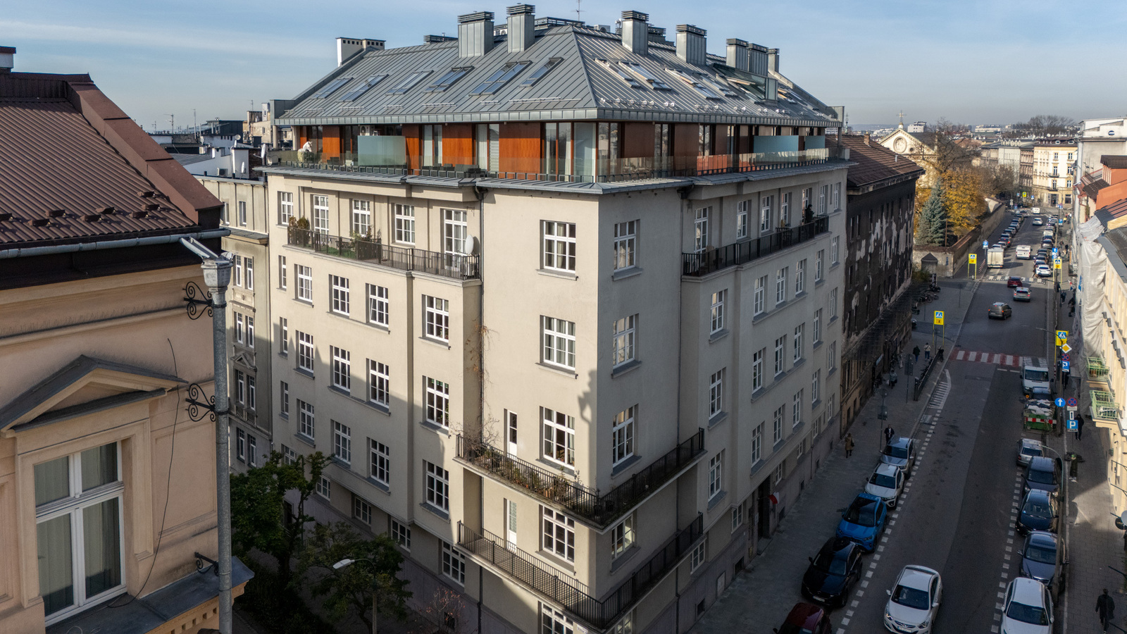 Narożny apartament z 2 balkonami w sercu Krakowa!