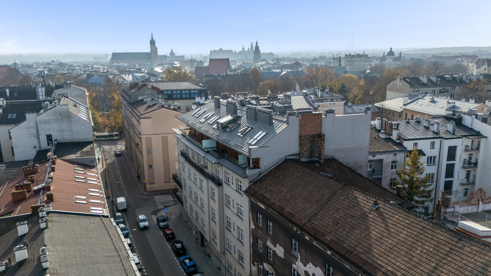 Narożny apartament z 2 balkonami w sercu Krakowa!