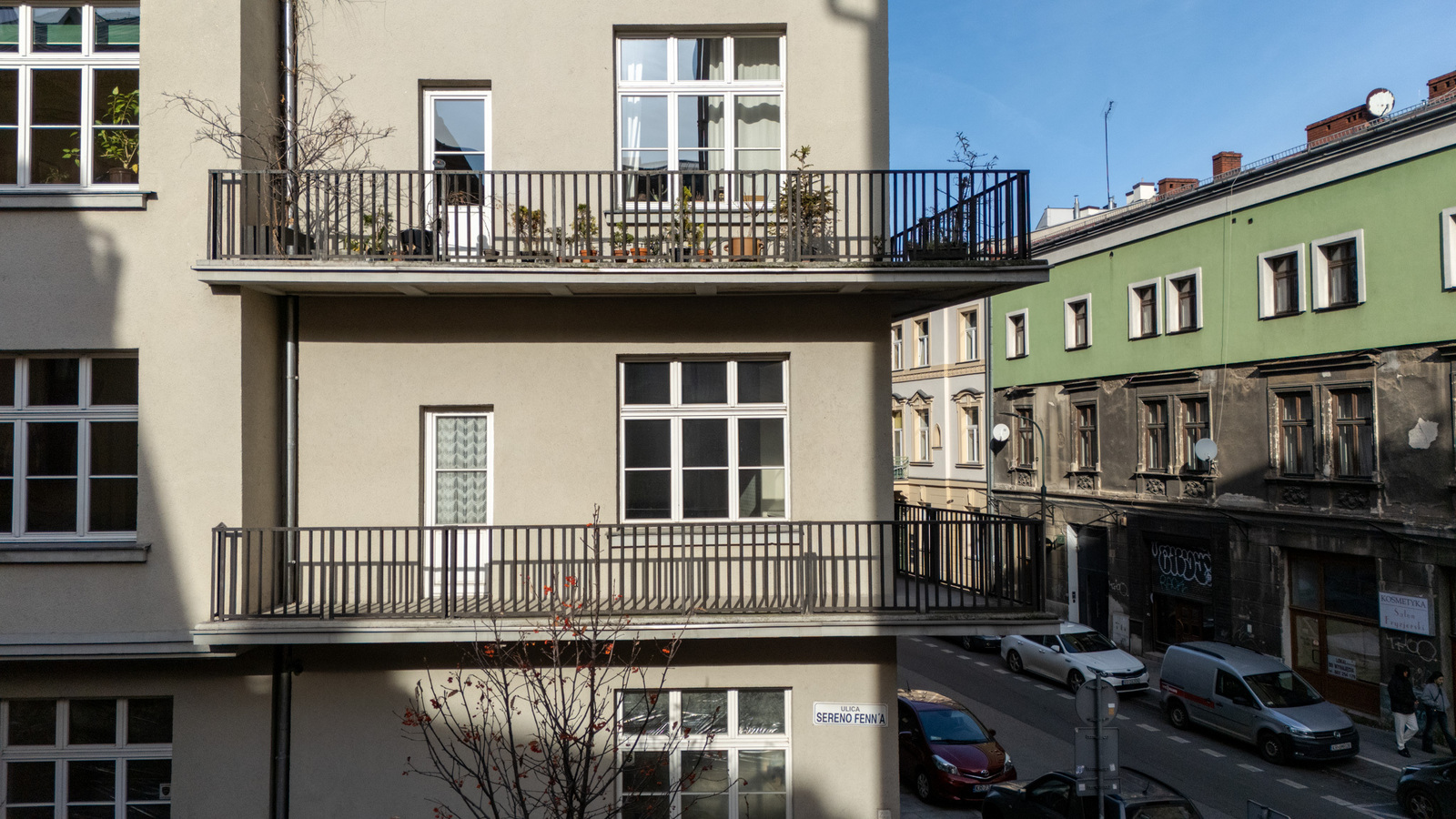 Narożny apartament z 2 balkonami w sercu Krakowa!