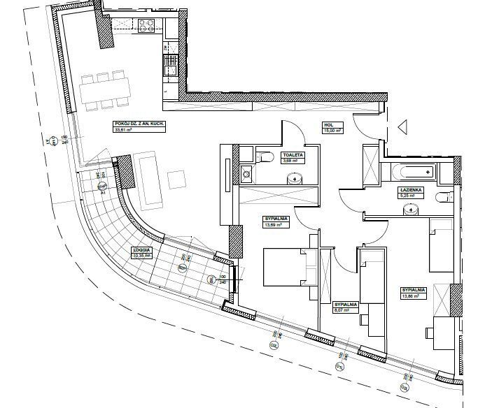 Apartament z Panoramą Miasta | 24 Piętro | Wola