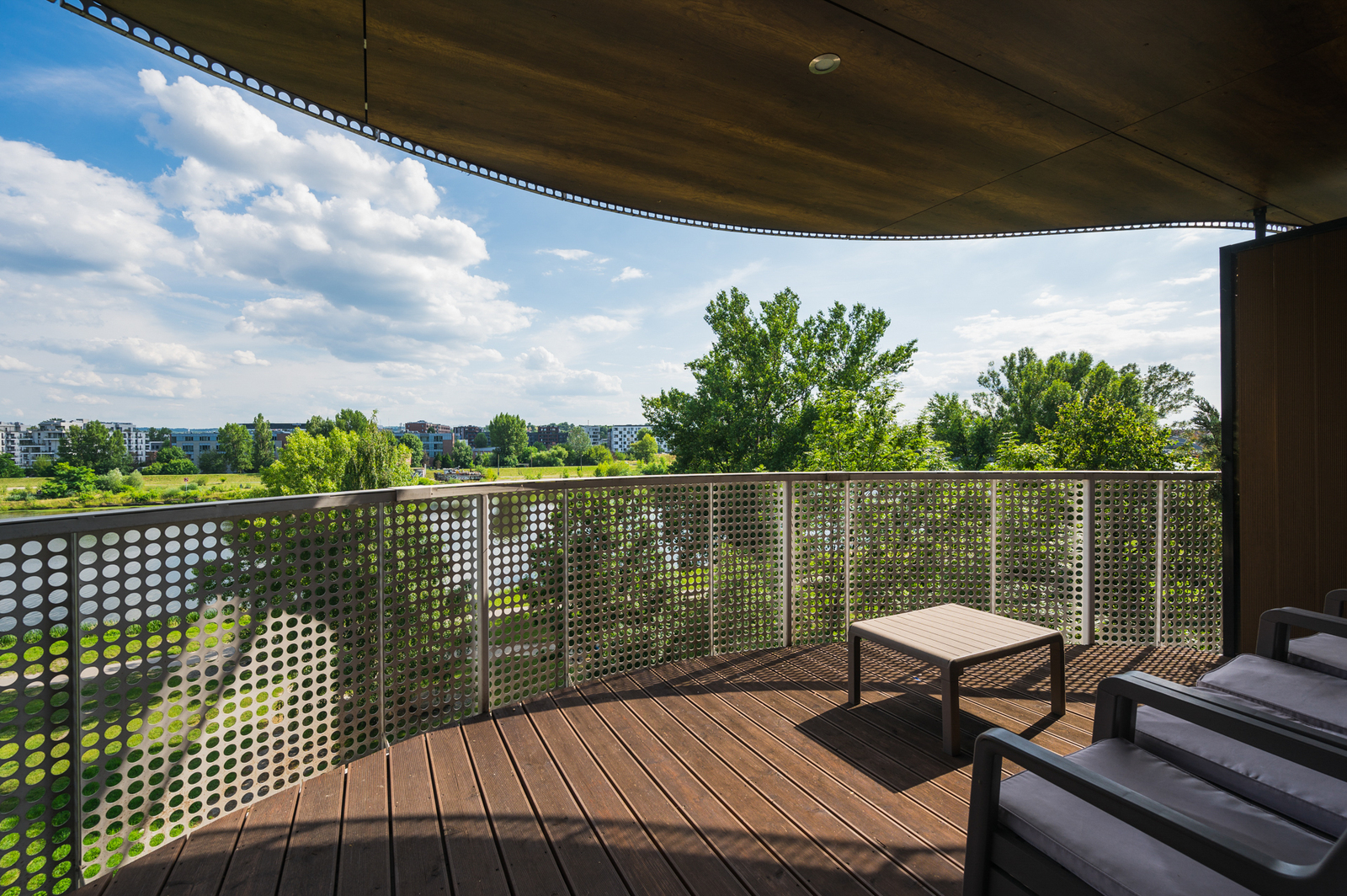 Studio with a large terrace & view of the Vistula!