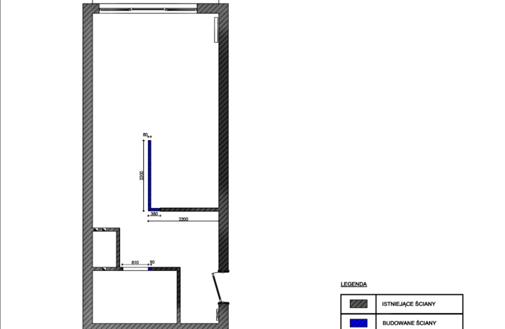 Nowy apartament studio z sypialnią w Noho N14