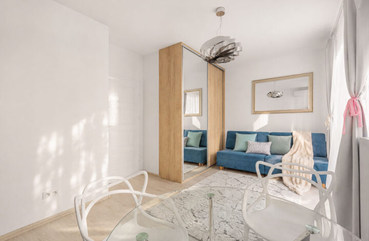 Modern Studio Apartment with Garden | Mokotów