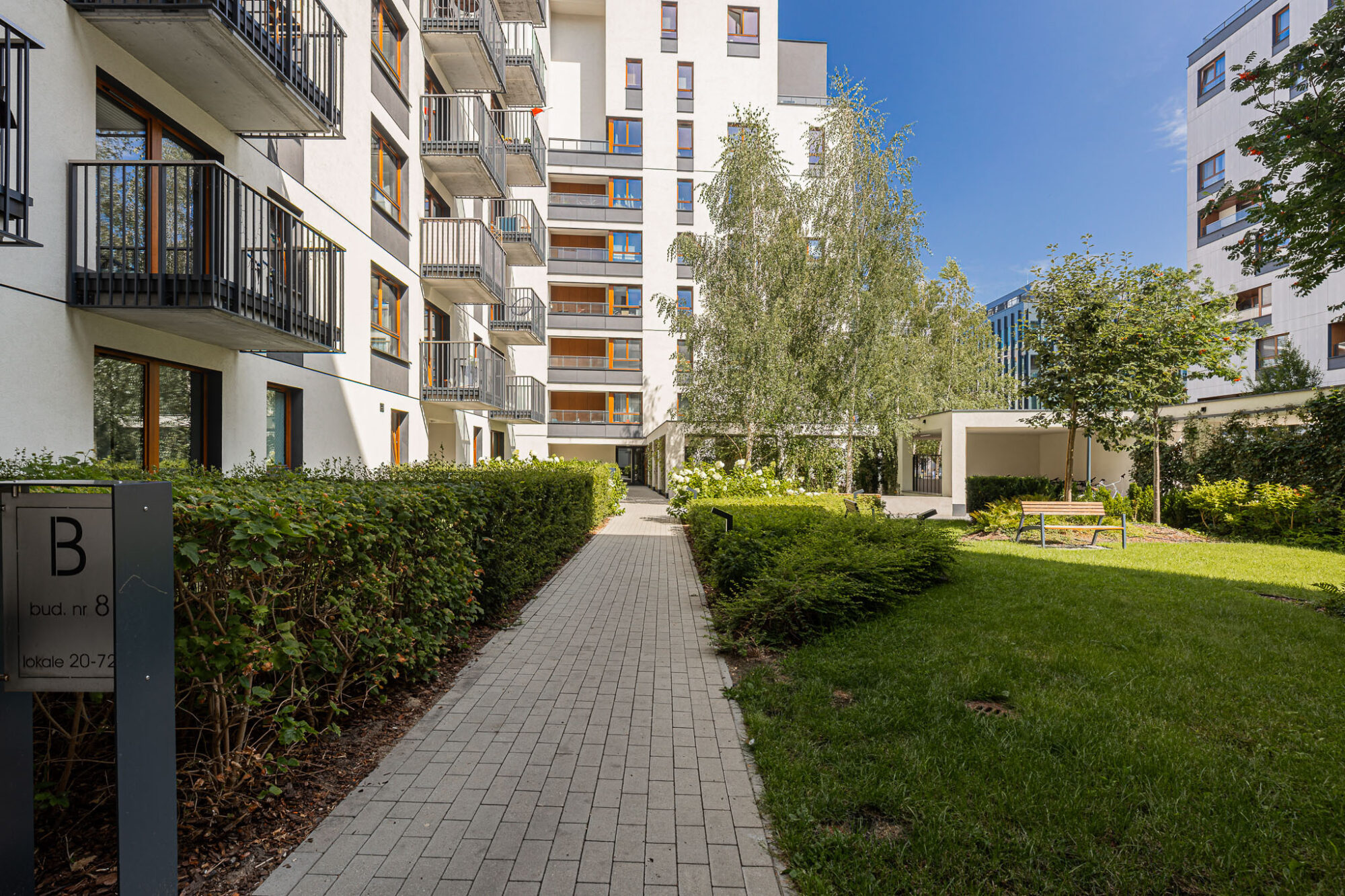 Modern Studio Apartment with Garden | Mokotów