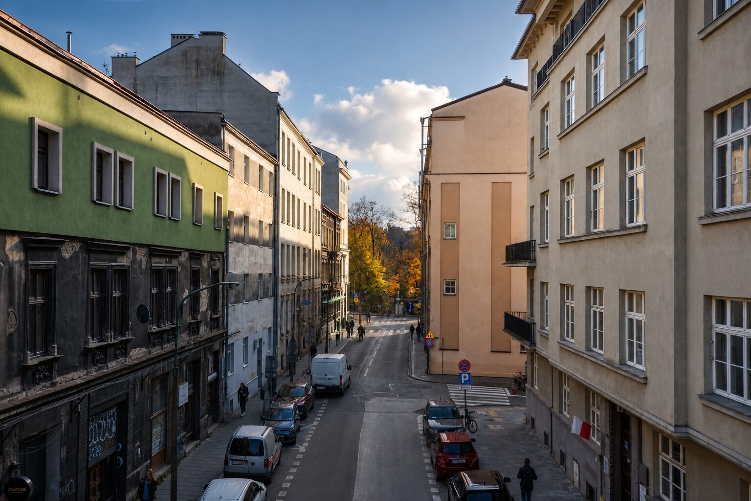 Corner apartment with 2 balconies in Old Town!