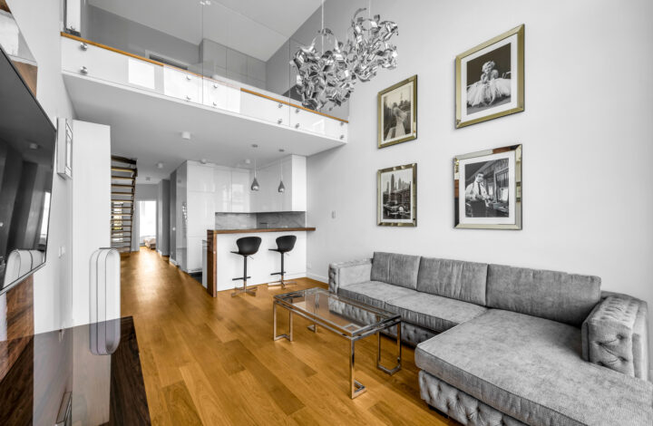 Loft z Panoramą Warszawy | Qbik