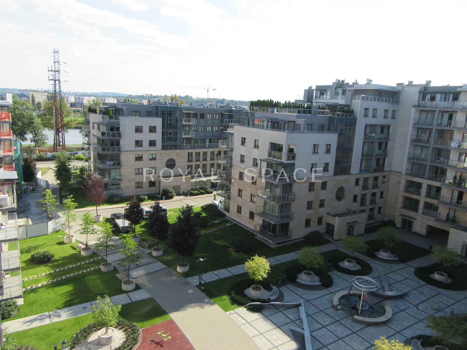 A sunny apartment with a view of the Vistula River