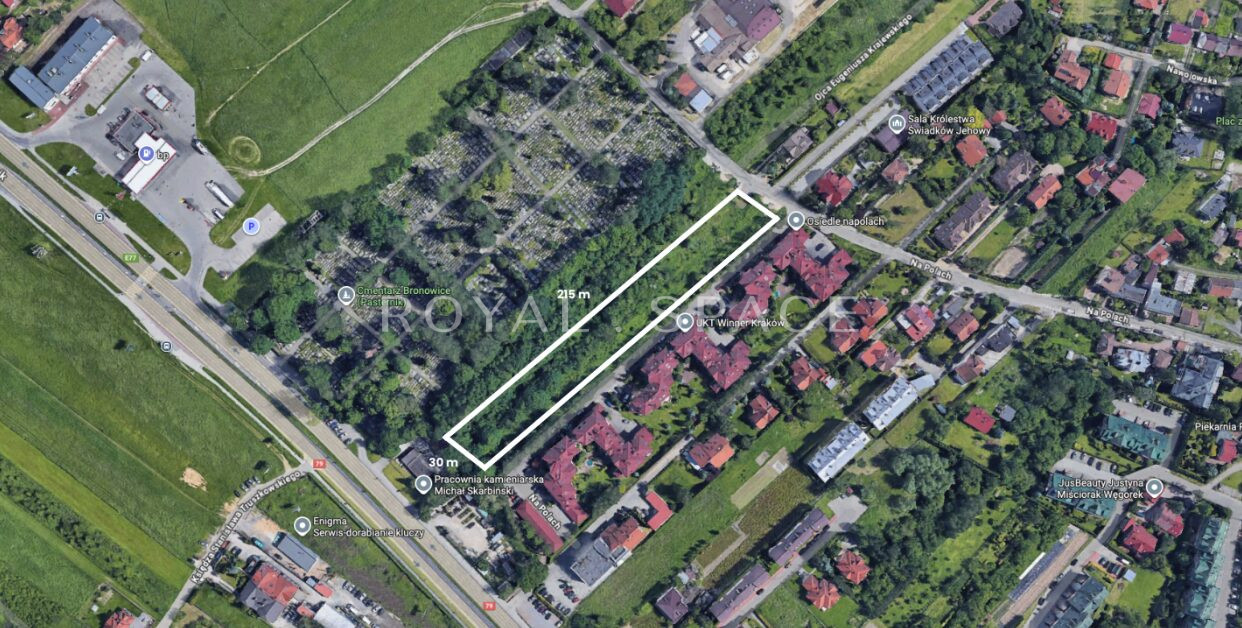 Service-use plot on Na Polach Street – Pasternik