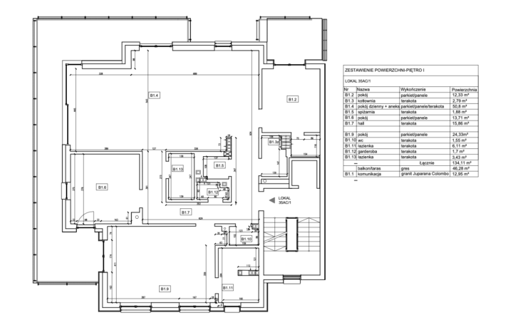 Przestronny apartament z tarasem na Salwatorze