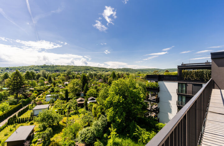 Taras 139 m², widok, prywatność – topowy penthouse