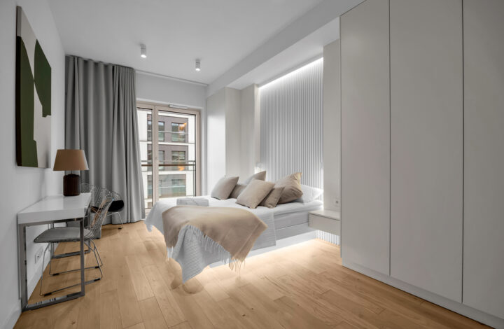 Apartament na 13 piętrze w Mennica Residence!