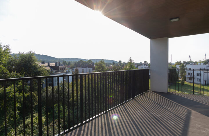 Penthouse z tarasem na dachu | widok na Las Wolski