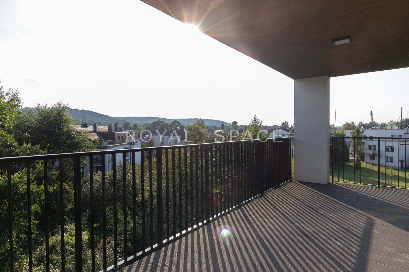 Penthouse z tarasem na dachu | widok na Las Wolski