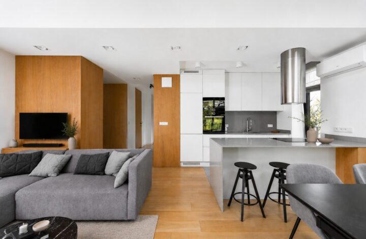 Przestronny apartament River Line | Wola Justowska