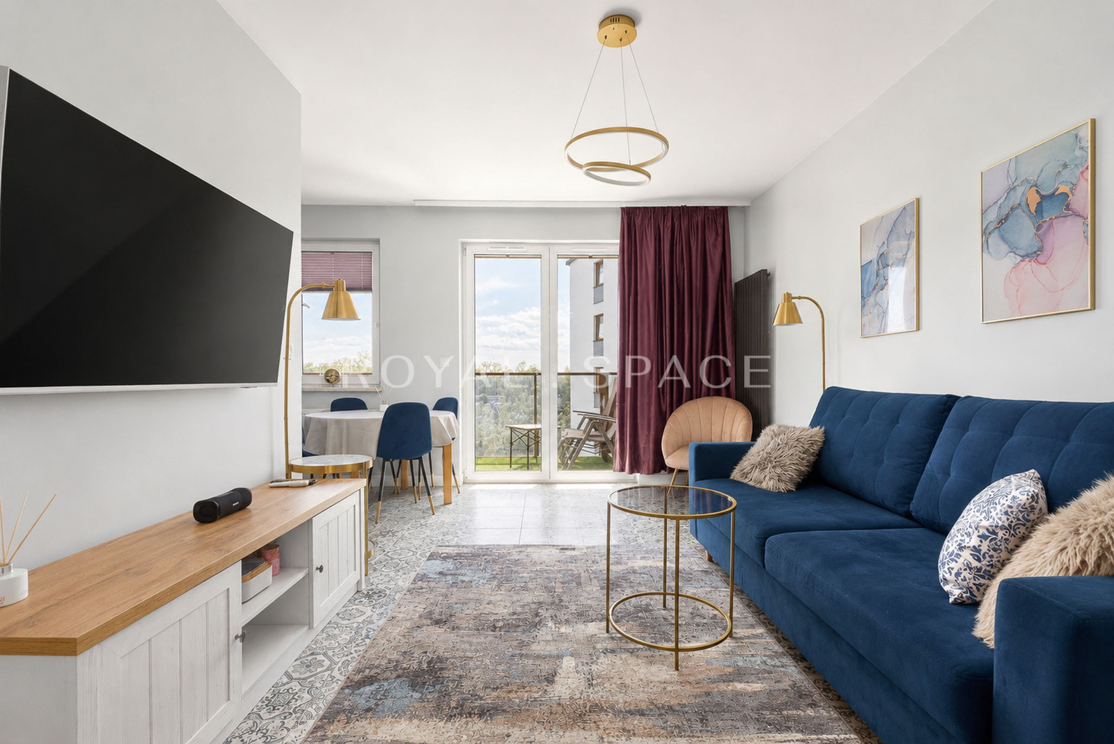 Nowoczesny apartament z balkonem | Mokotów