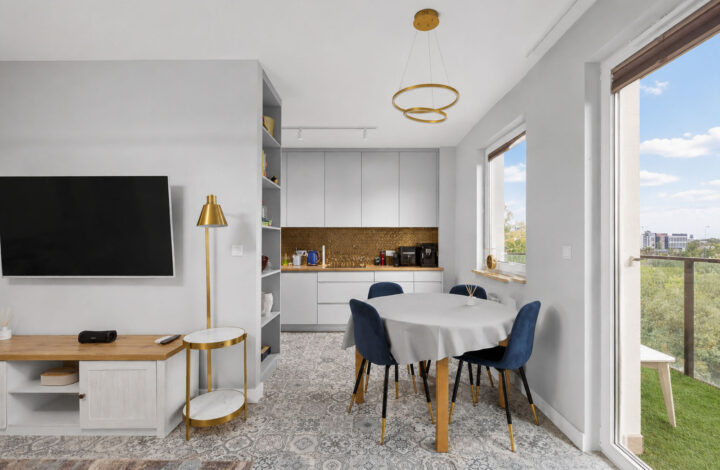 Nowoczesny apartament z balkonem | Mokotów