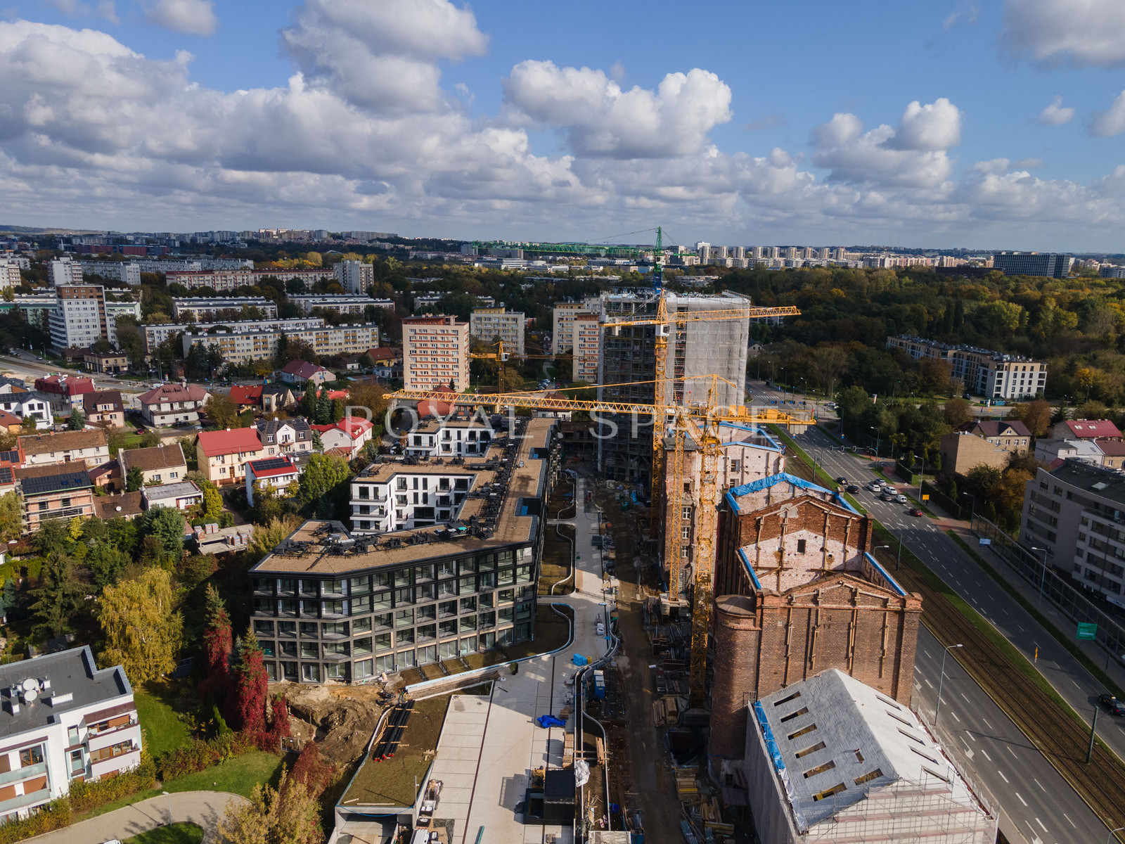 Wieża | apartament z balkonem w  Młyny Mogilska