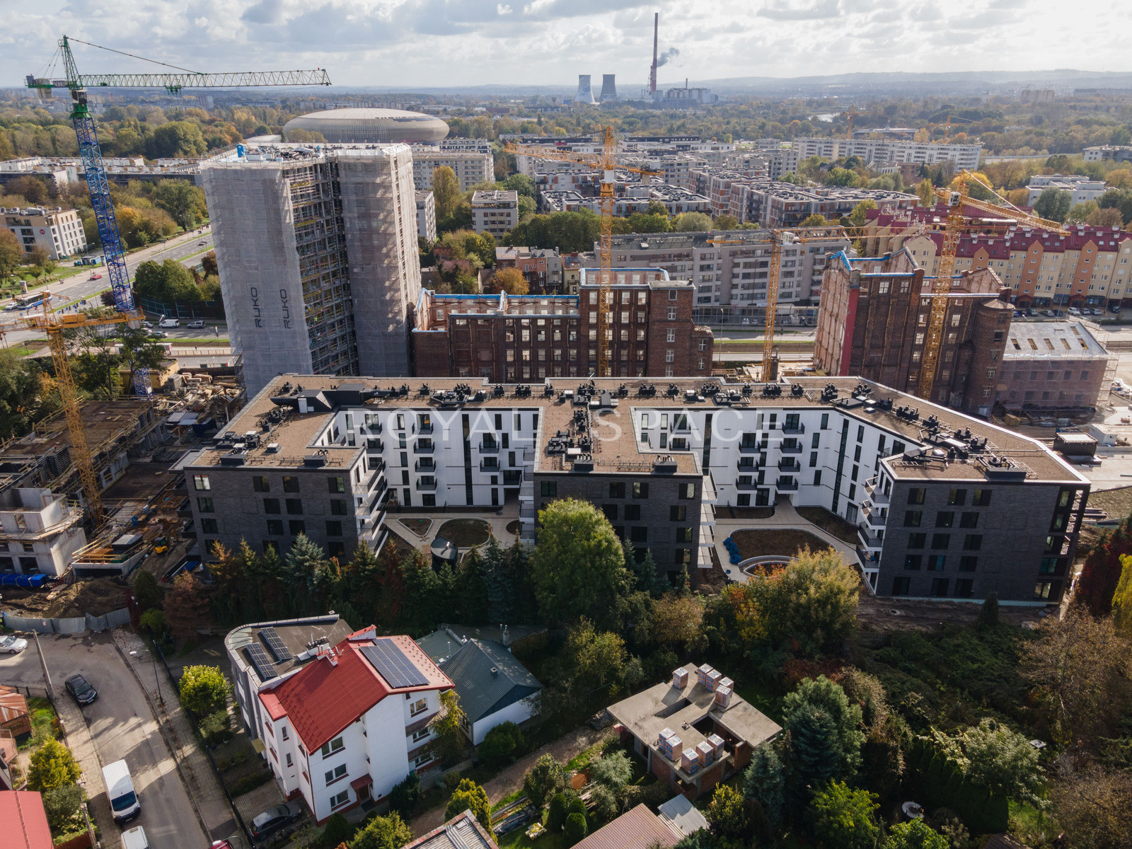 Wieża | apartament z balkonem w  Młyny Mogilska