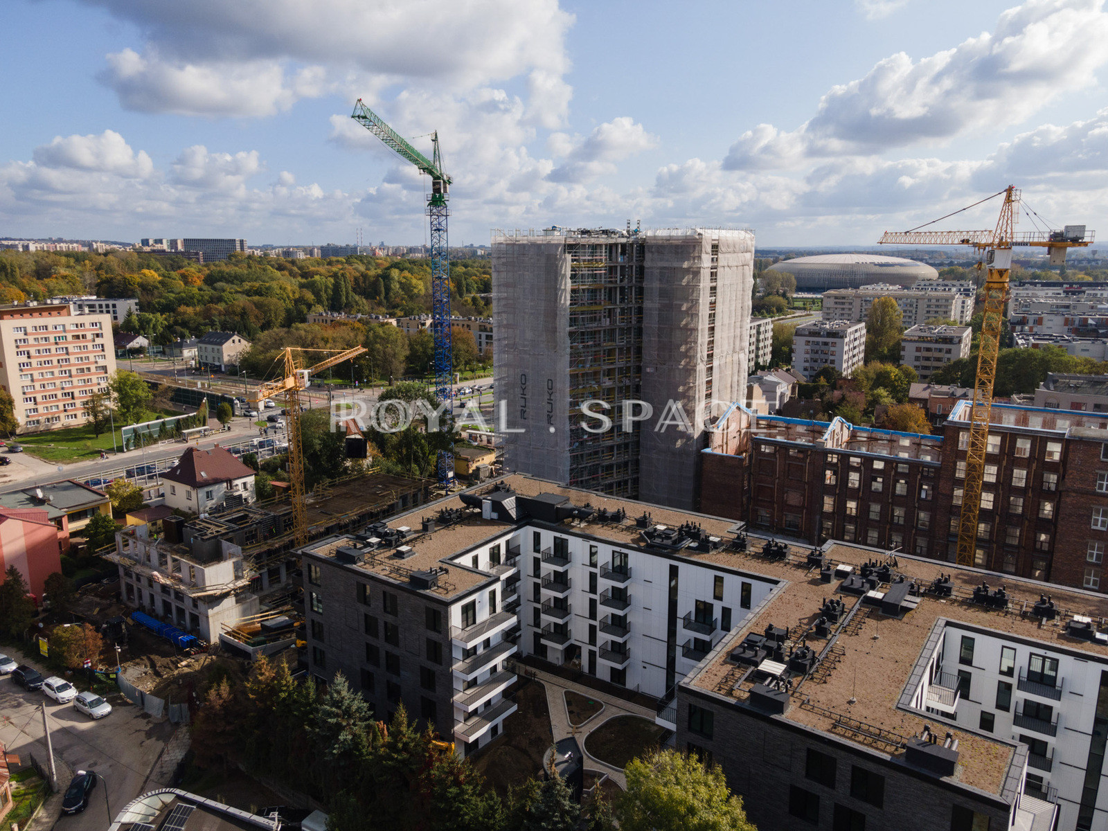 Wieża | apartament z balkonem w  Młyny Mogilska