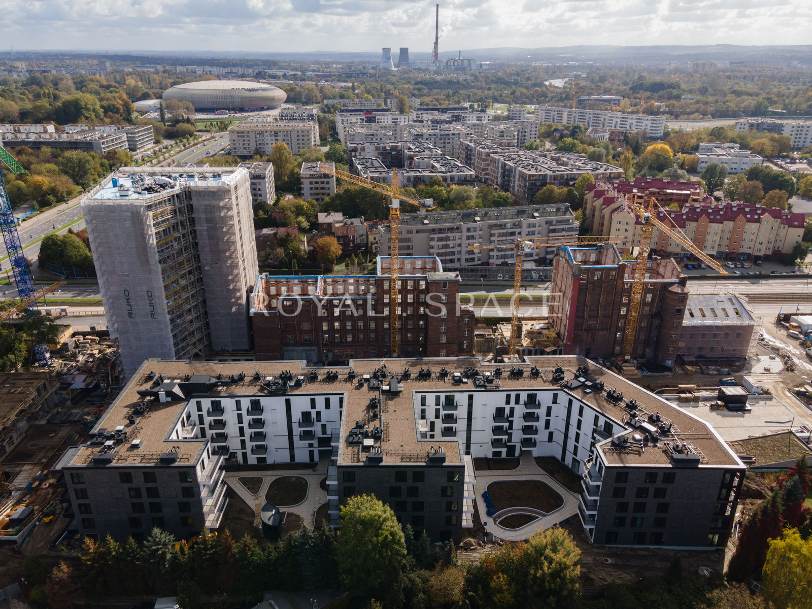 Wieża | apartament z balkonem w  Młyny Mogilska