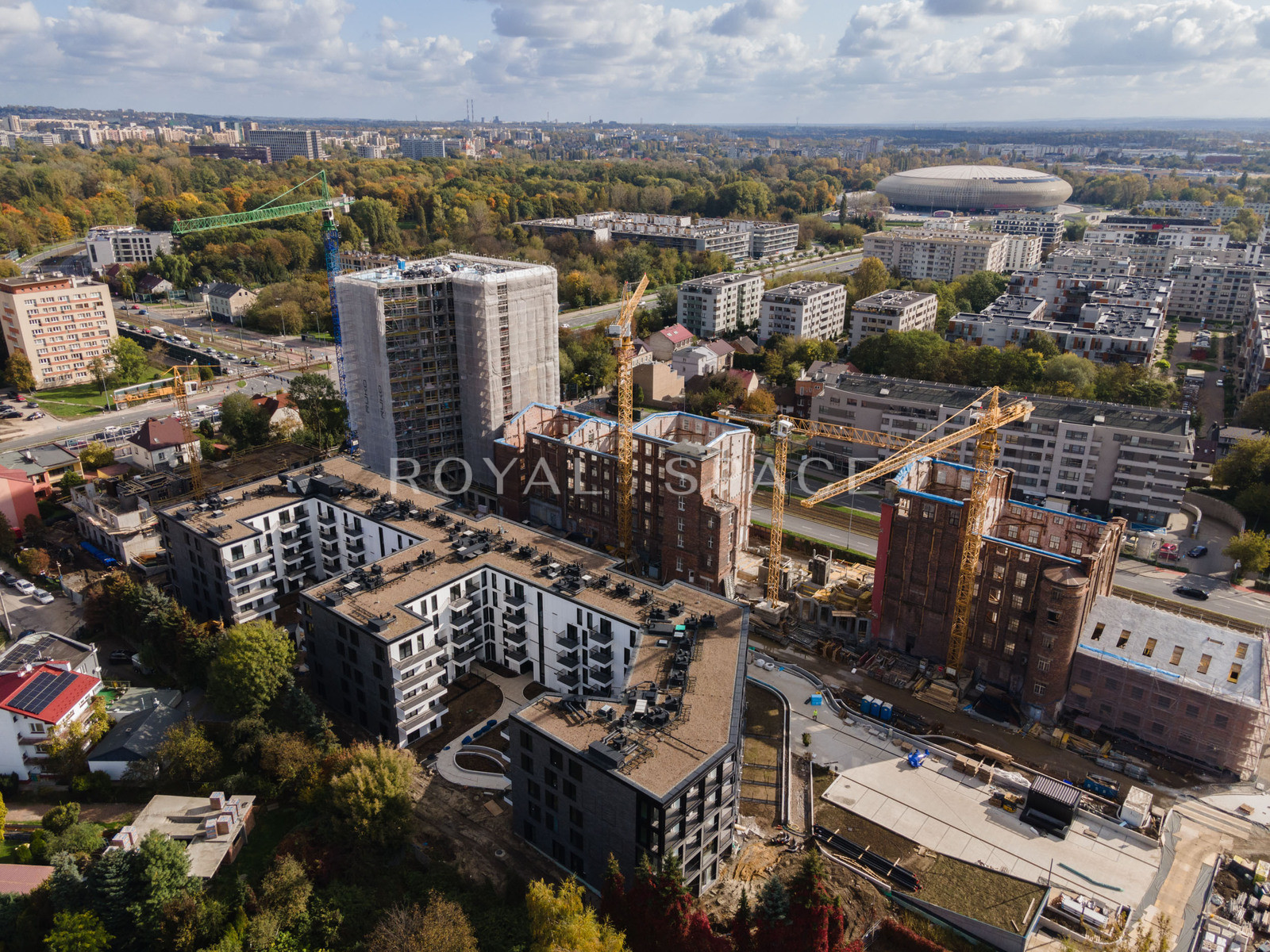 Wieża | apartament z balkonem w  Młyny Mogilska