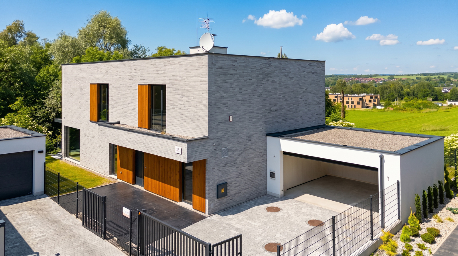 House with a view plot surrounded by greenery