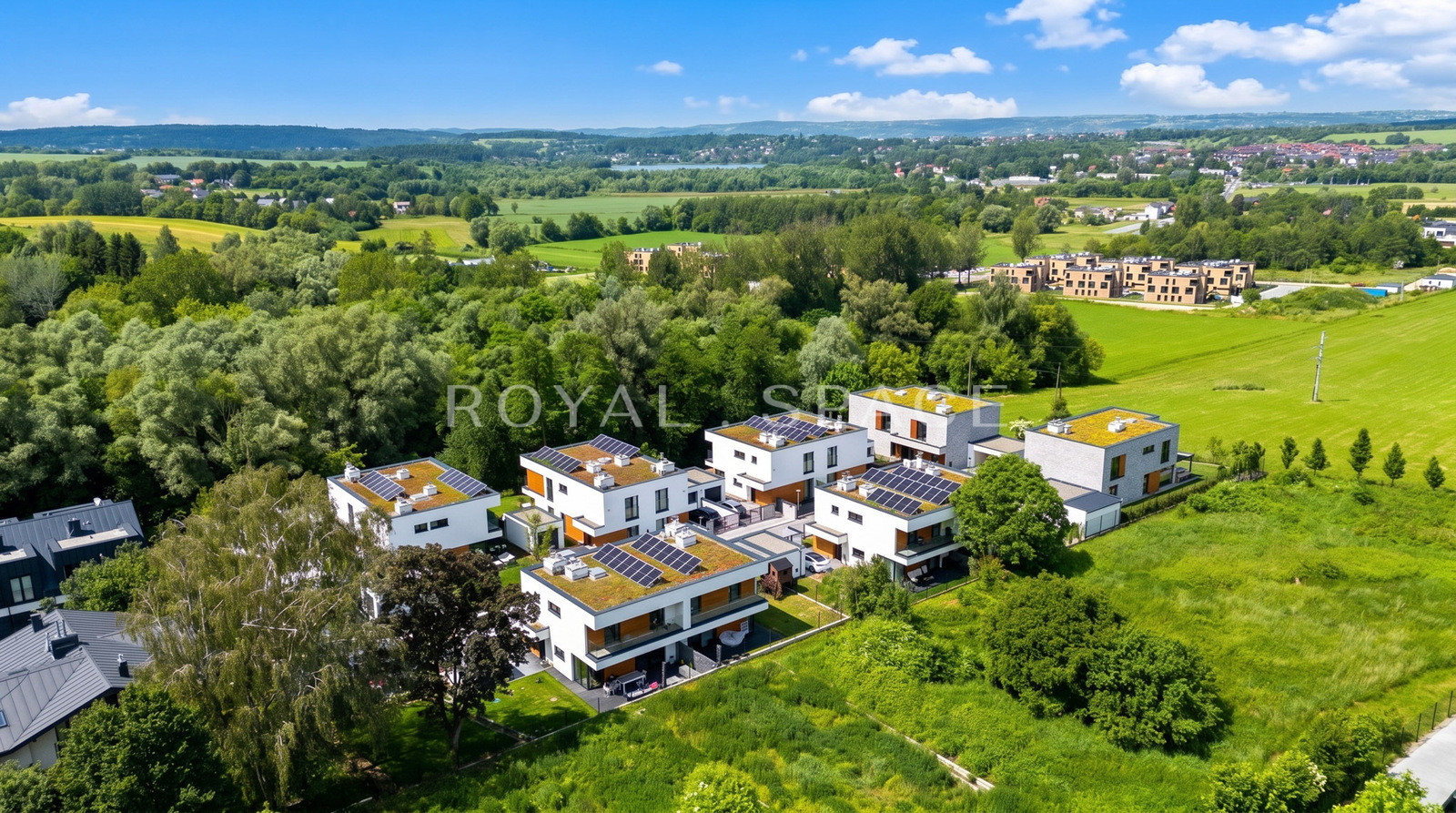 House with a view plot surrounded by greenery