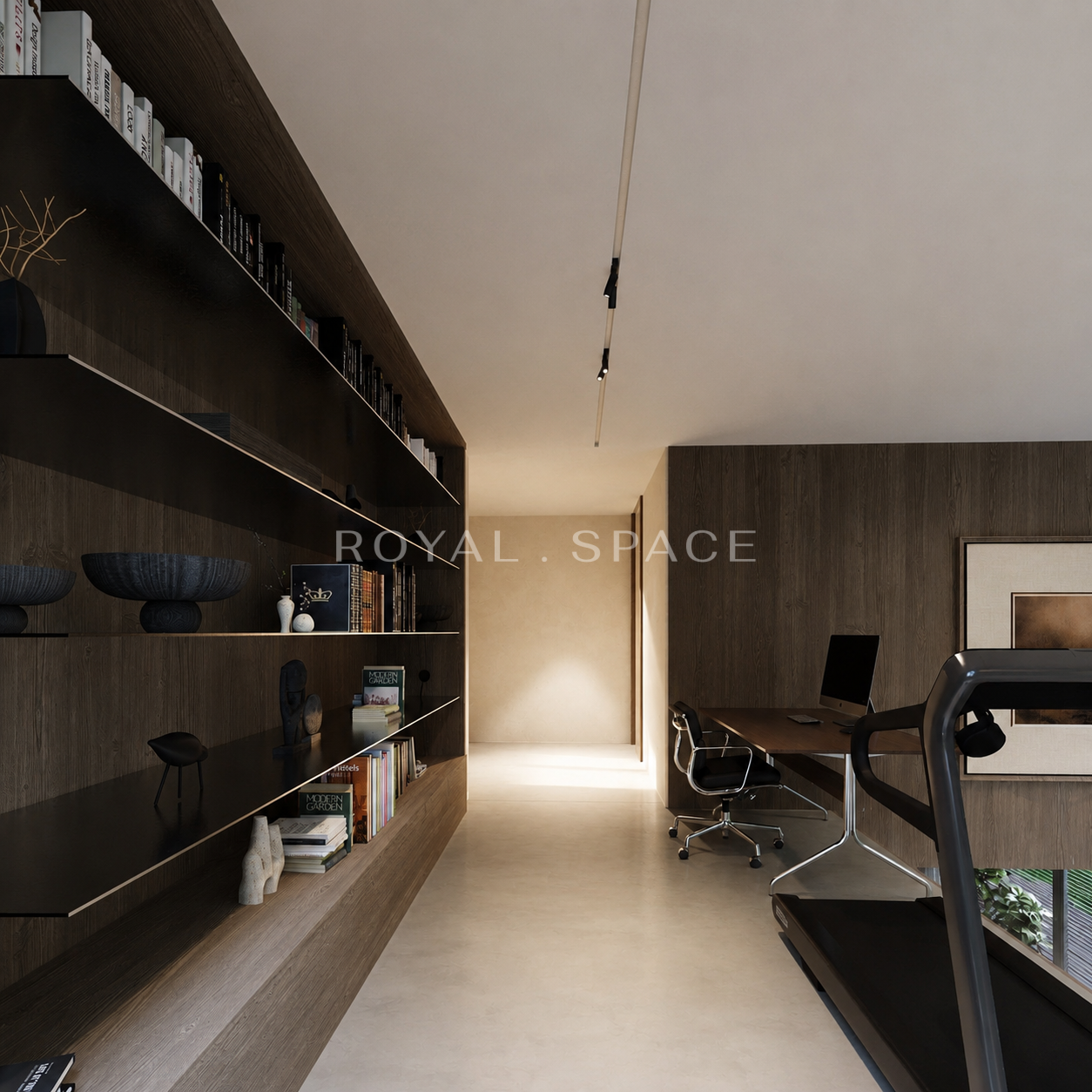 Dwupoziomowy apartament z ogrodem i przeszkleniami