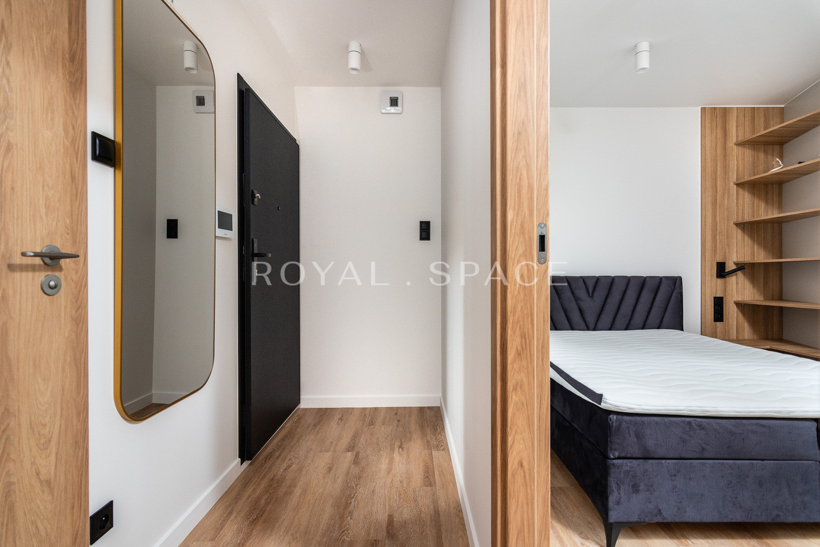 New apartment in development with swimming pool