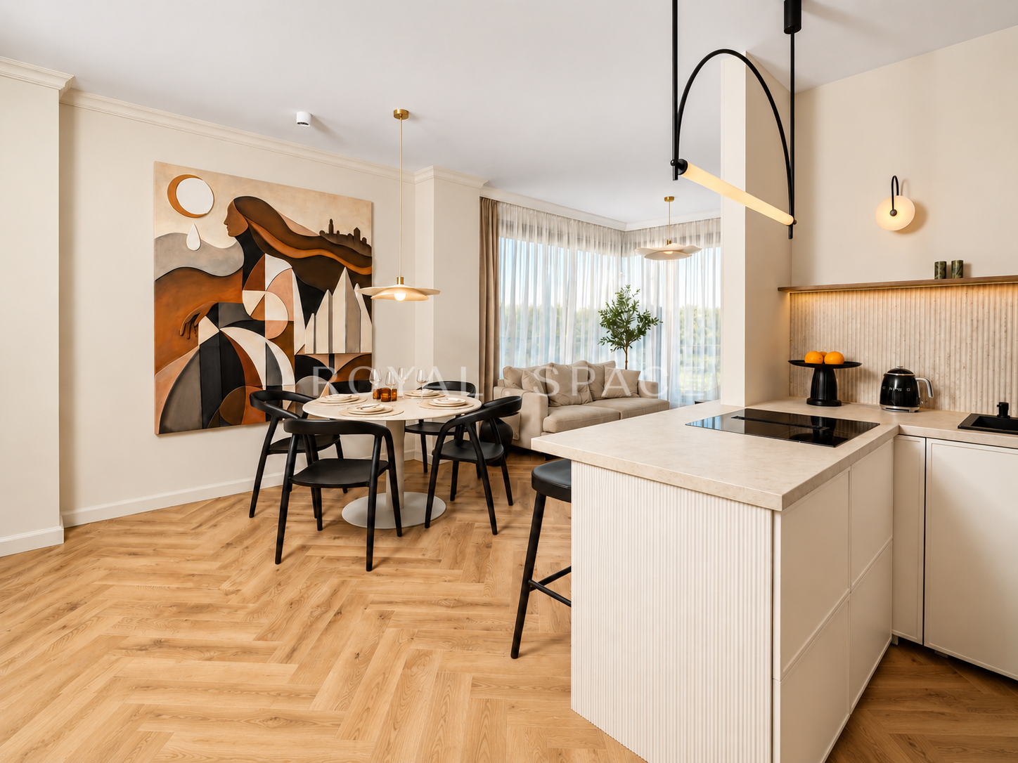 Elegant apartment finished to a high standard