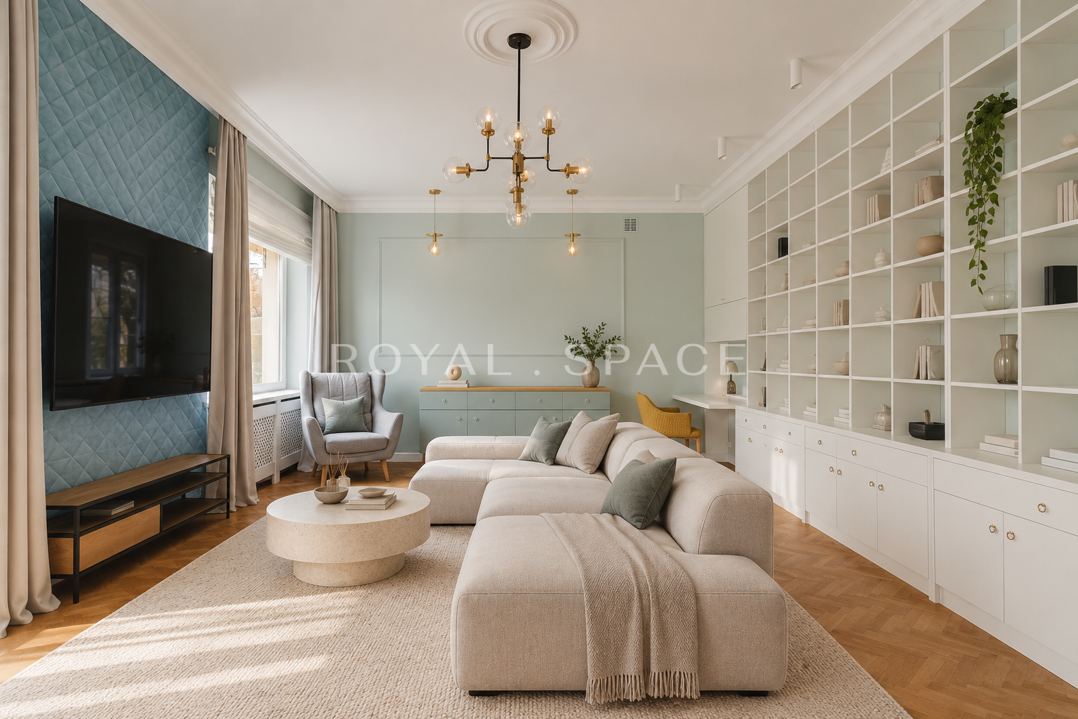 Powiśle | 93 m² | Kamienica | 2 balkony